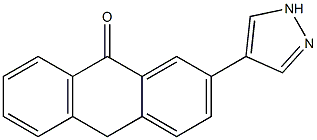 2-(1H-Pyrazol-4-yl)anthrone Struktur