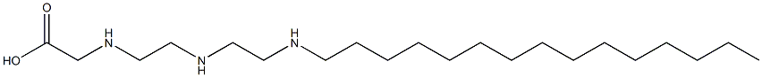 N-[2-[2-(Pentadecylamino)ethylamino]ethyl]glycine Struktur