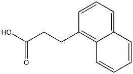 3-(1-Naphtyl)propionic acid Struktur