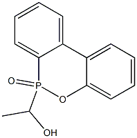 6-(1-Hydroxyethyl)-6H-dibenz[c,e][1,2]oxaphosphorin 6-oxide Struktur