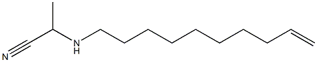 N-(1-Cyanoethyl)-9-decenylamine Struktur