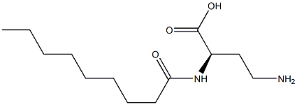 [R,(+)]-4-Amino-2-nonanoylaminobutyric acid Struktur