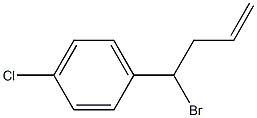 1-(4-Chlorophenyl)-1-bromo-3-butene Struktur