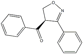 (4R)-3-Phenyl-4-benzoyl-2-isoxazoline Struktur