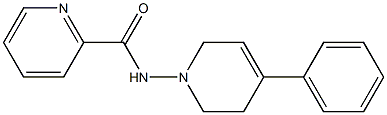 N-[(4-Phenyl-1,2,5,6-tetrahydropyridin)-1-yl]pyridine-2-carboxamide Struktur