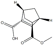 [1R,2R,3R,4S,(-)]-2-(Methoxycarbonyl)bicyclo[2.2.1]hepta-5-ene-3-carboxylic acid Struktur