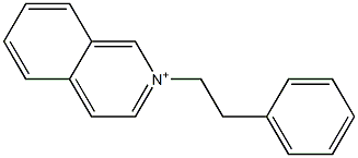 2-Phenethylisoquinolinium Struktur