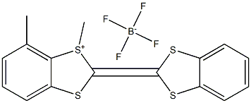 Dimethyldibenzotetrathiafulvalenium tetrafluoroborate Struktur