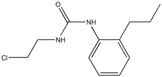 1-(2-Chloroethyl)-3-(o-propylphenyl)urea Struktur