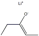 Lithium(Z)-1-ethyl-1-propene-1-olate Struktur