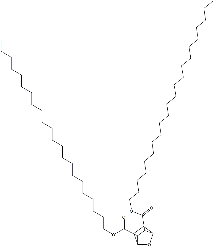 7-Oxabicyclo[2.2.1]heptane-2,3-dicarboxylic acid didocosyl ester Struktur