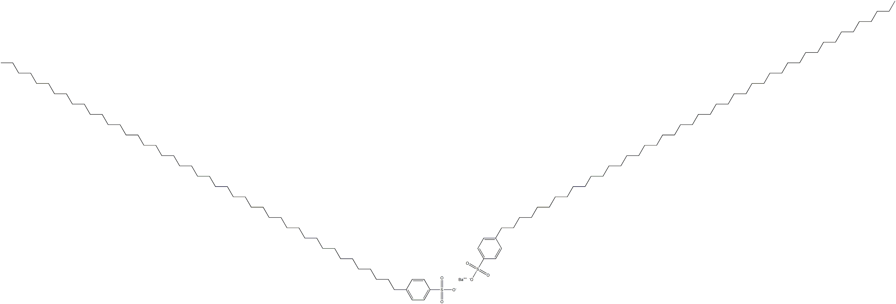 Bis[4-(pentatetracontan-1-yl)benzenesulfonic acid]barium salt Struktur