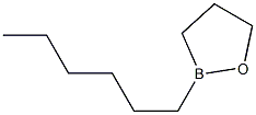 2-Hexyl-1,2-oxaborolane Struktur