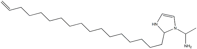 1-(1-Aminoethyl)-2-(16-heptadecenyl)-4-imidazoline Struktur