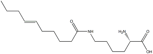 N6-(6-Decenoyl)lysine Struktur