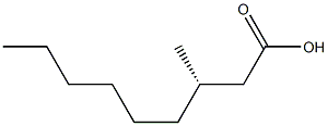 [S,(-)]-3-Methylnonanoic acid Struktur