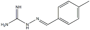 p-Tolualdehyde guanyl hydrazone Struktur