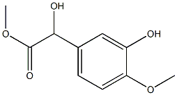 (+)-3-Hydroxy-4-methoxy-L-mandelic acid methyl ester Struktur