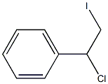 1-Chloro-1-phenyl-2-iodoethane Struktur