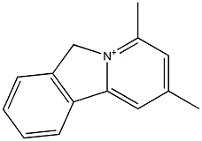 2,4-Dimethyl-6H-pyrido[2,1-a]isoindolium Struktur