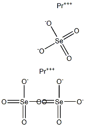 Praseodymium(III) selenate Struktur