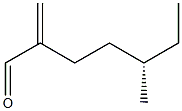 [S,(+)]-5-Methyl-2-methyleneheptanal Struktur