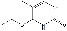 4-Ethoxy-5-methyl-3,4-dihydropyrimidin-2(1H)-one Struktur