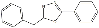 2-Benzyl-5-phenyl-1,3,4-oxadiazole Struktur