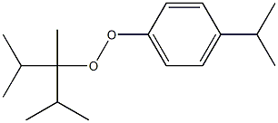 4-Isopropylphenyl 1,2-dimethyl-1-isopropylpropyl peroxide Struktur