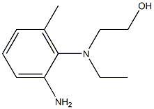 2-[Ethyl(2-amino-6-methylphenyl)amino]ethanol Struktur