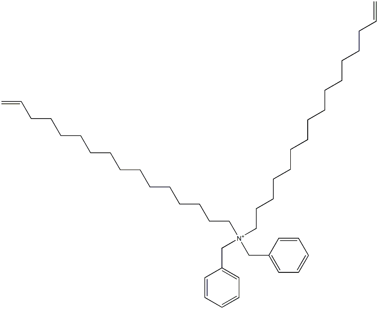 Di(15-hexadecenyl)dibenzylaminium Struktur