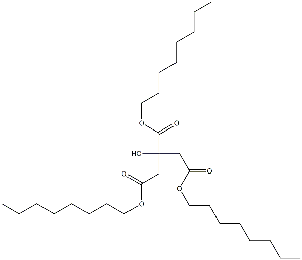 Citric acid trioctyl ester Struktur