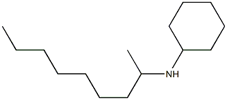 N-(1-Methyloctyl)cyclohexanamine Struktur