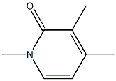 1,3,4-Trimethylpyridin-2(1H)-one Struktur