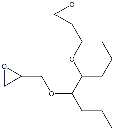 2,2'-[4,5-Octanediylbis(oxymethylene)]bis(oxirane) Struktur