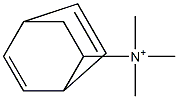 N,N,N-Trimethylbicyclo[2.2.2]octa-2,5-dien-7-aminium Struktur