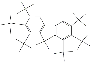 4,4'-Isopropylidenebis(1,2,3-tritert-butylbenzene) Struktur