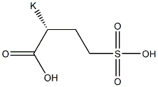 [R,(+)]-2-Potassiosulfobutyric acid Struktur