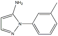 1-(3-Methylphenyl)-1H-pyrazol-5-amine Struktur