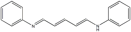 N-(5-Anilino-2,4-pentadiene-1-ylidene)aniline Struktur