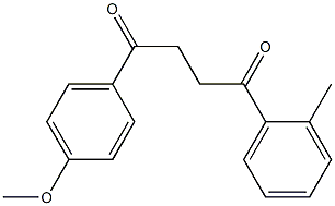 1-(4-Methoxyphenyl)-4-(o-tolyl)-1,4-butanedione Struktur