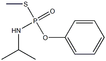 (Isopropylamino)thiophosphonic acid S-methyl O-phenyl ester Struktur