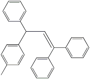 1-(4-Methylphenyl)-1,3,3-triphenyl-2-propene Struktur