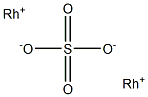 Sulfuric acid dirhodium(I) salt Struktur