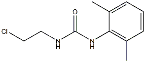 1-(2-Chloroethyl)-3-(2,6-xylyl)urea Struktur