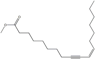 (Z)-11-Octadecen-9-ynoic acid methyl ester Struktur