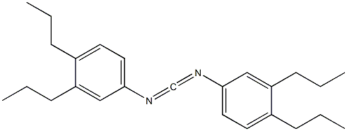 Bis(3,4-dipropylphenyl)carbodiimide Struktur