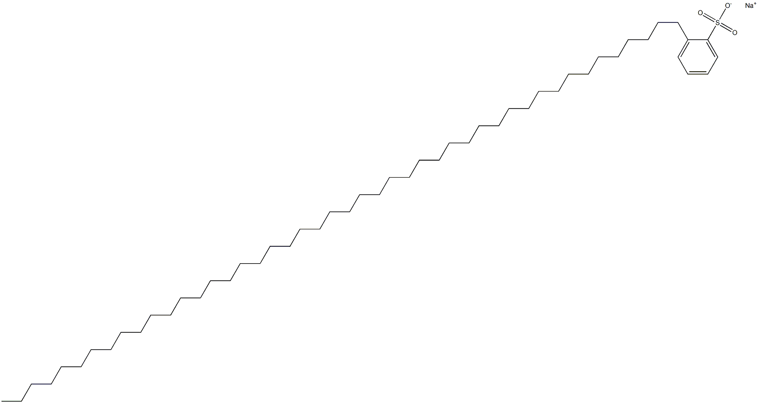 2-(Hexatetracontan-1-yl)benzenesulfonic acid sodium salt Struktur