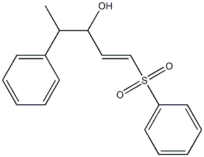 (E)-4-Phenyl-1-(phenylsulfonyl)-1-penten-3-ol Struktur