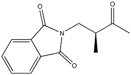 (-)-N-[(S)-2-Methyl-3-oxobutyl]phthalimide Struktur